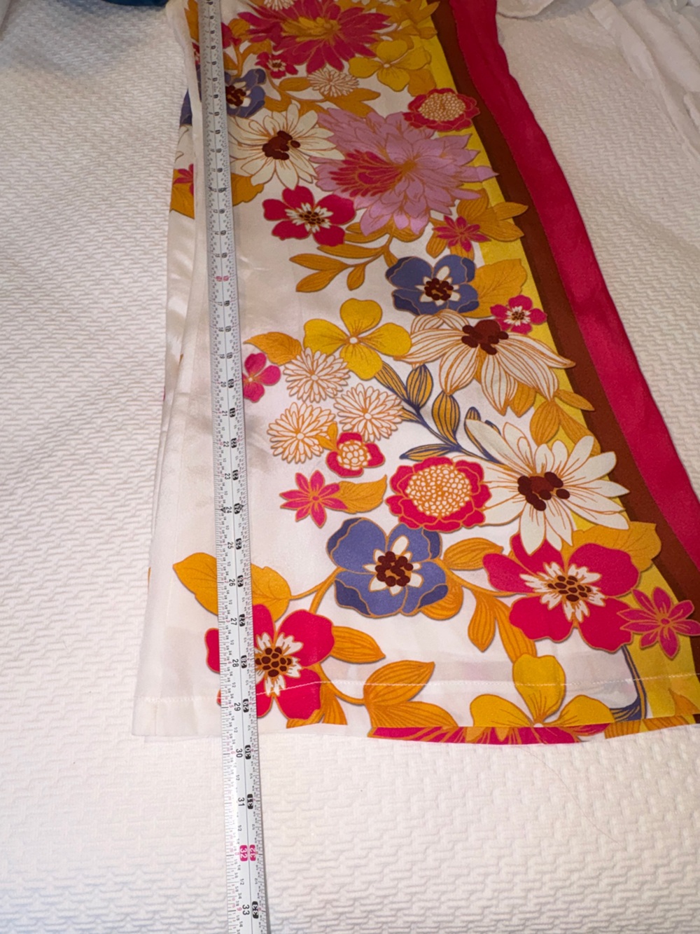Johnny Was Silk Wide Leg Flower Power Pants Sz Medium - Picture 8 of 14